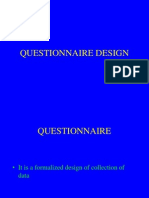 Questionnaire Design Rules