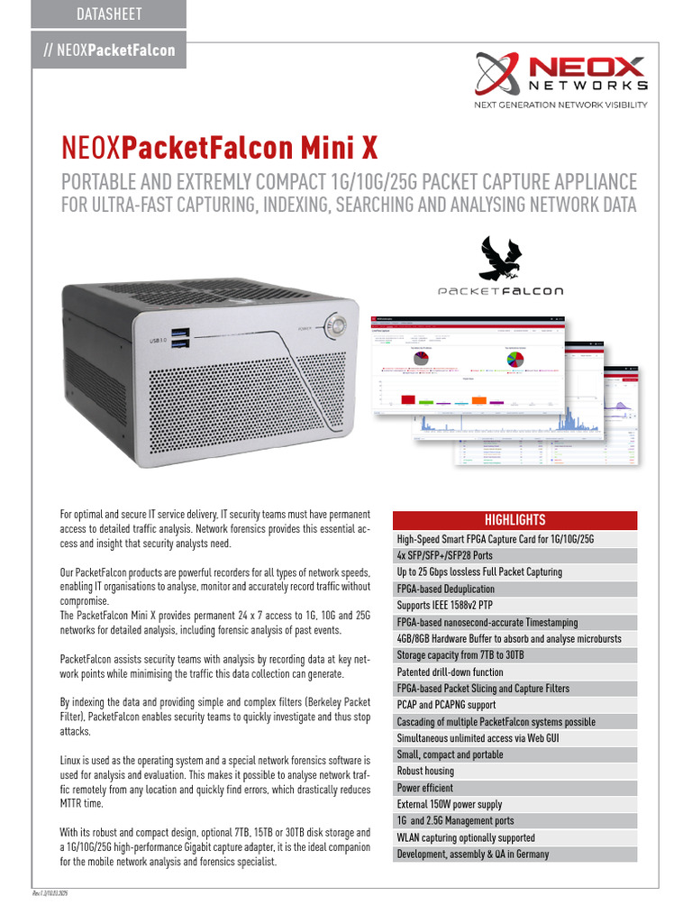Compact 1G/10G/25G Packet Capture Appliance | PDF | Operating System ...