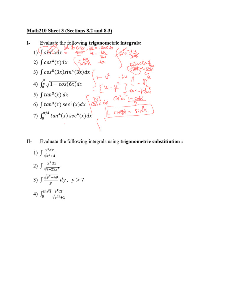 Math210 Sheet 3 Pdf