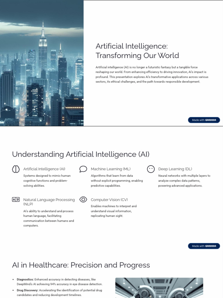 Artificial Intelligence Transforming Our World | PDF | Artificial ...