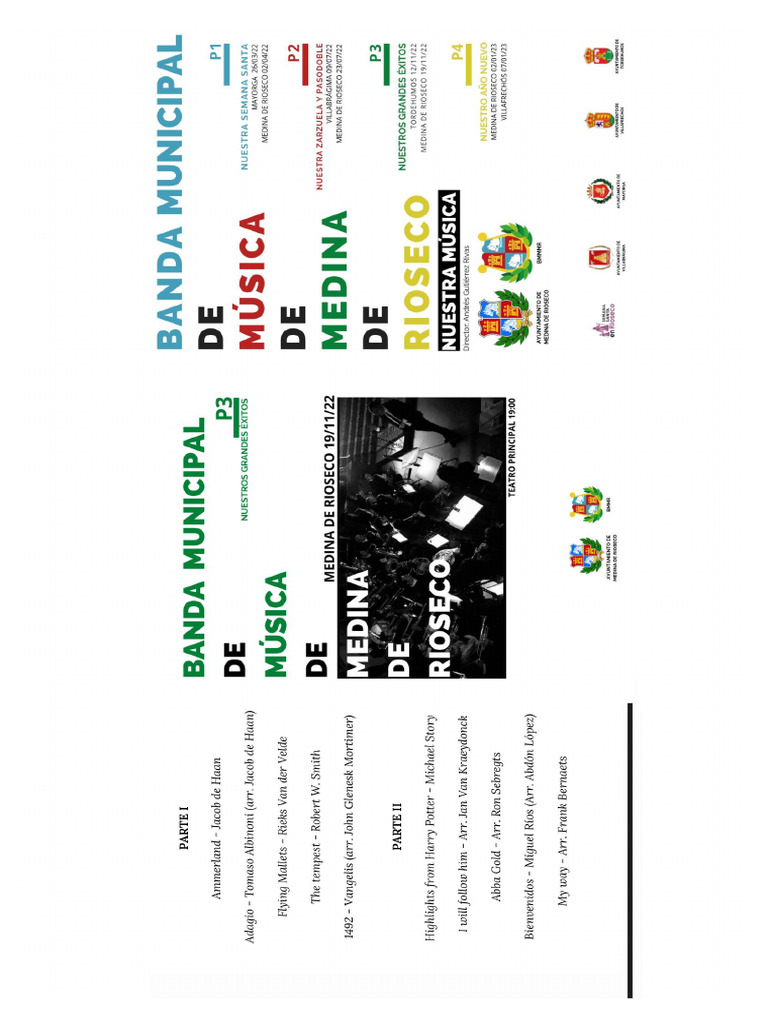 Programa de Mano Rioseco | PDF