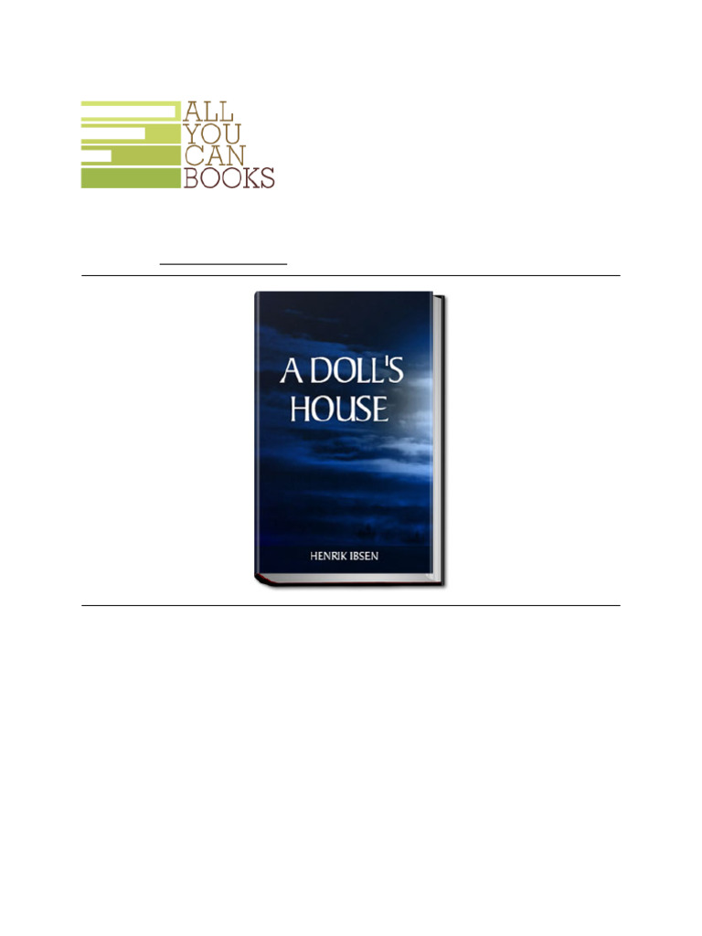 Dolls House Henrik Ibsen | PDF | A Doll's House