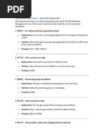 SAP MM Error Solutions Guide | PDF | Invoice | Business