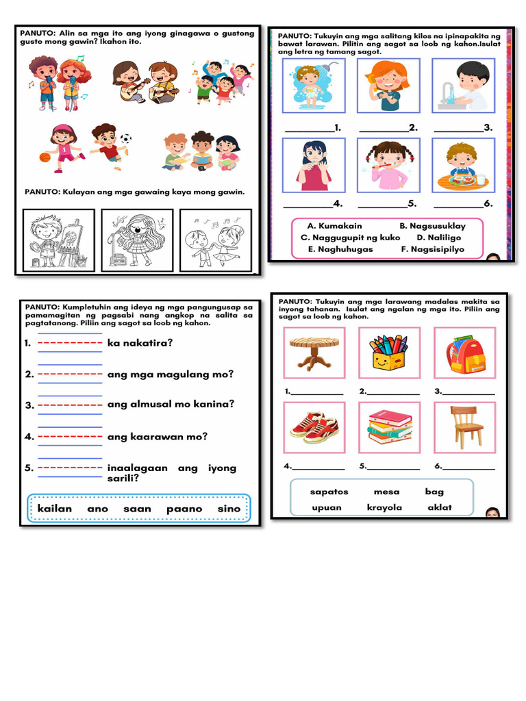 Language Summative Test 1st Quarter | PDF