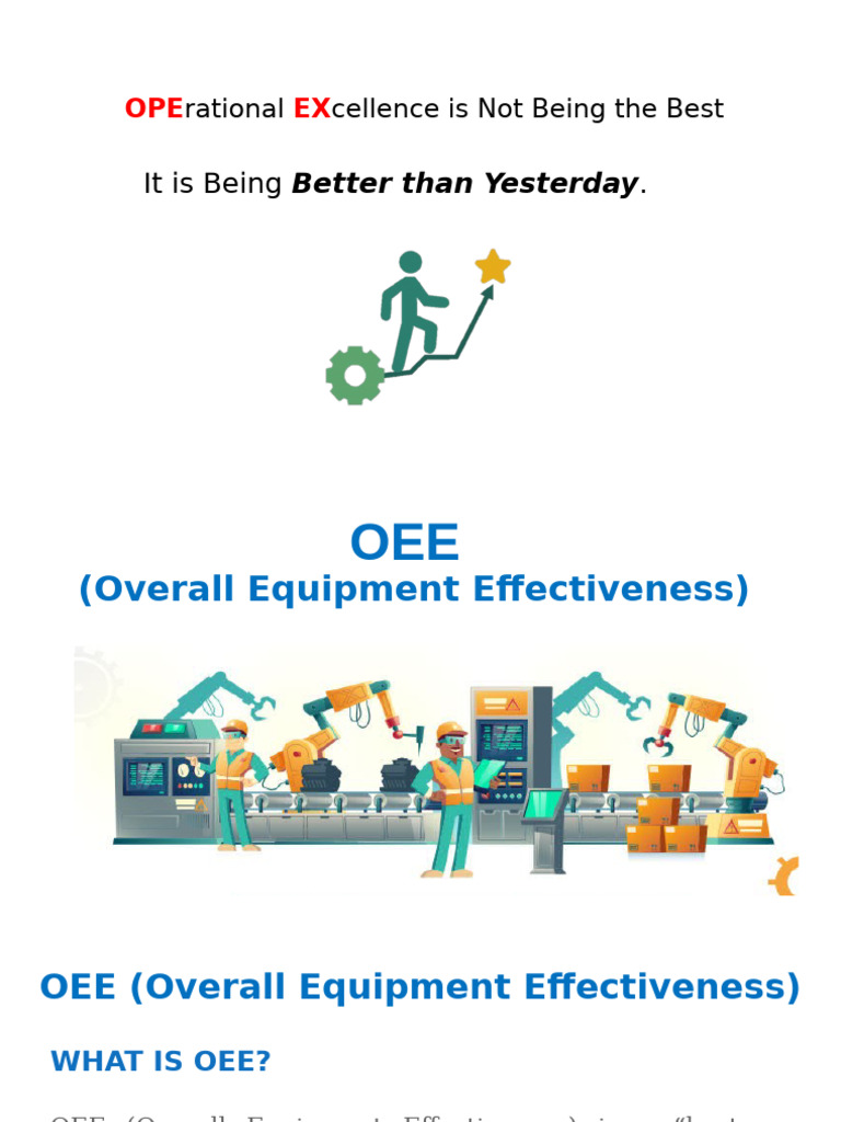 OEE Real Time Application | PDF