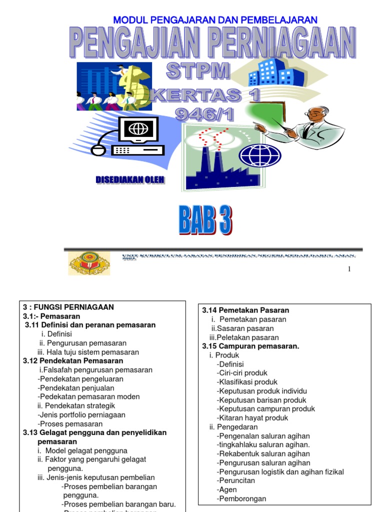 3 Fungsi Perniagaan Pdf