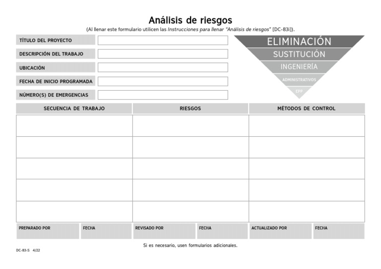 Análisis de Riesgos en Mantenimiento de Ventiladores | PDF