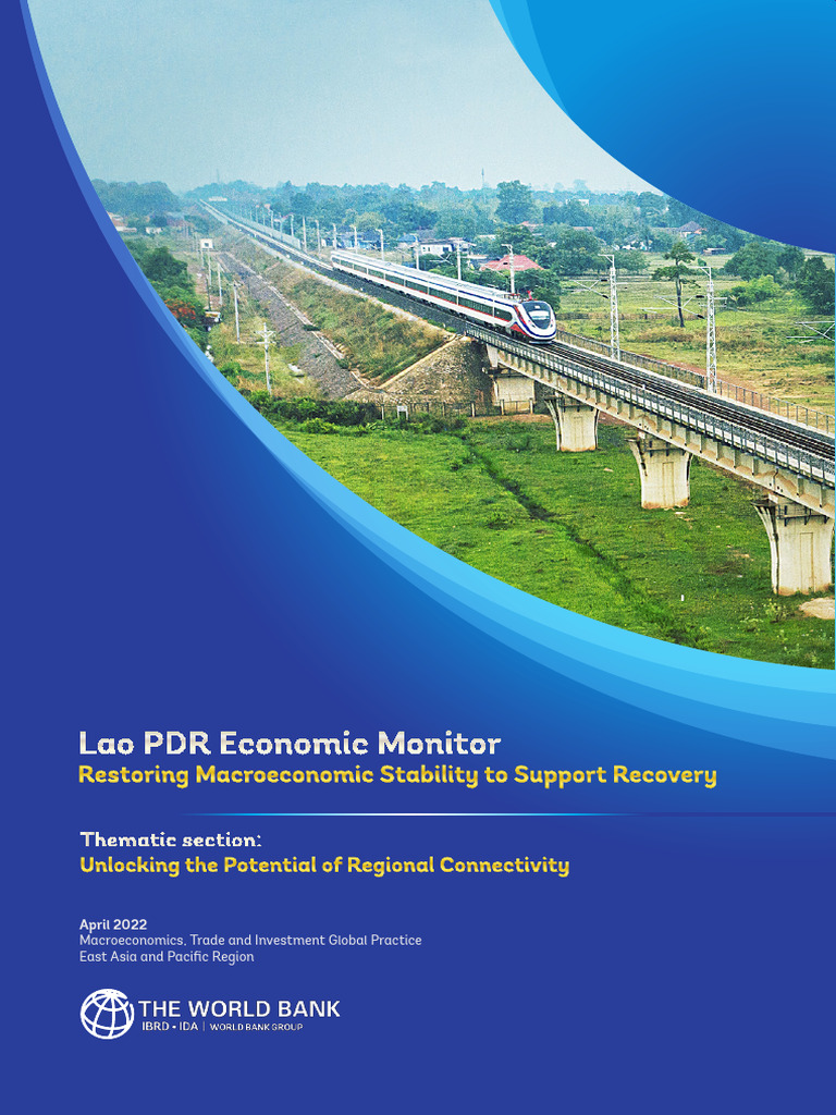 Lao PDR Economic Monitor April 2022 | PDF | Inflation | Government Debt
