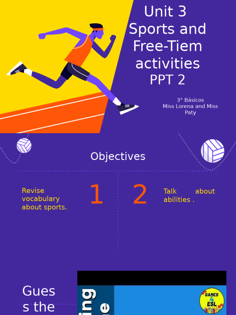 Sports Vocabulary and Abilities Lesson | PDF