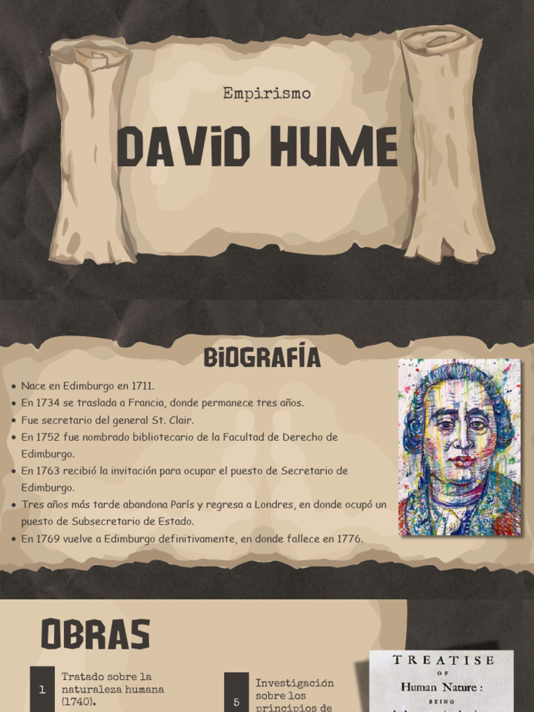 Filosofía y Empirismo de David Hume | PDF | David Hume | Placer
