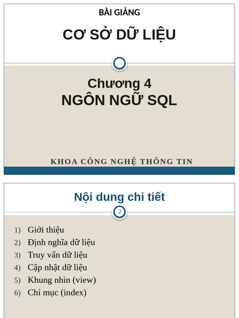 Chuong 4 - SQL | PDF