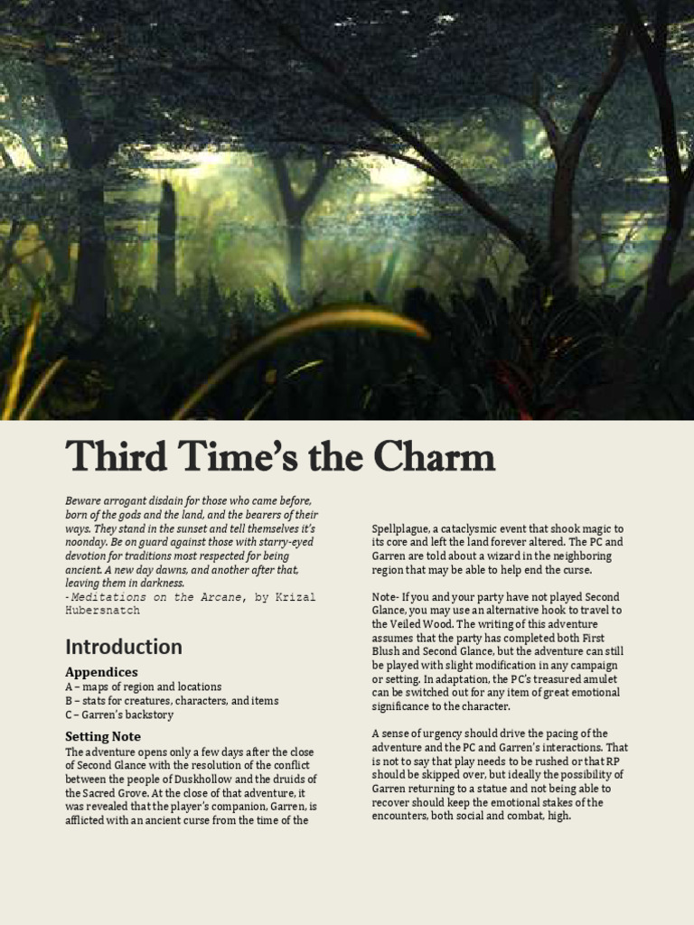 Third Charms the Time PDF Third Charms the Time PDF