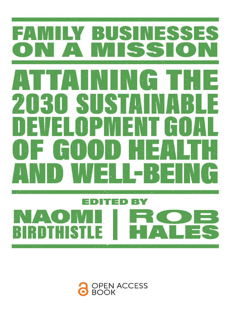 Attaining The 2030 Sustainable Development Goal of Good Health and Well ...