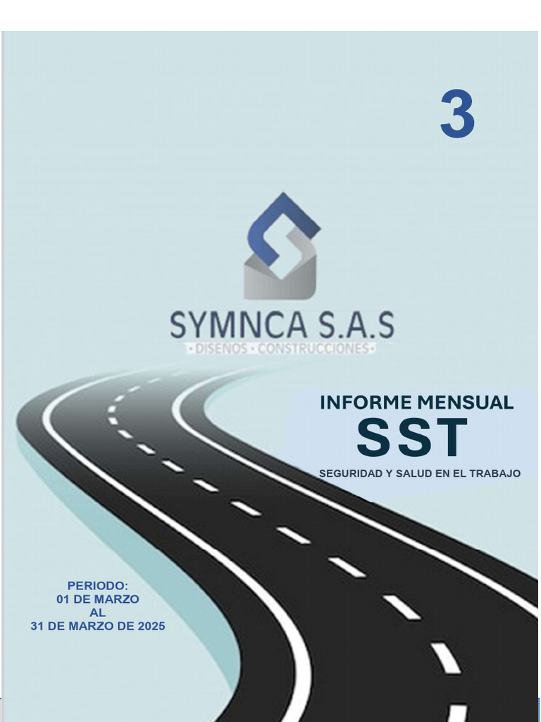 Informe Mensual de SST - Marzo 2025 | PDF | La seguridad