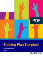 Training Plan Template: Company Name Date