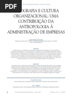 Antropologia e Administracao