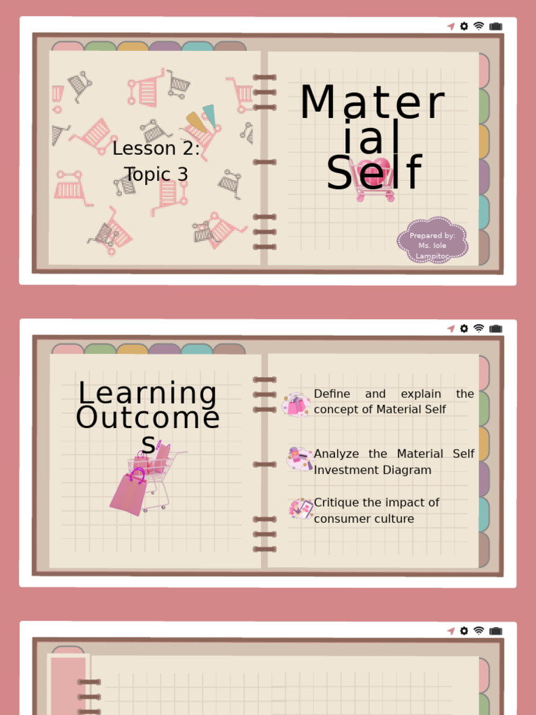 Lesson 2 Topic 3-Material Self | PDF