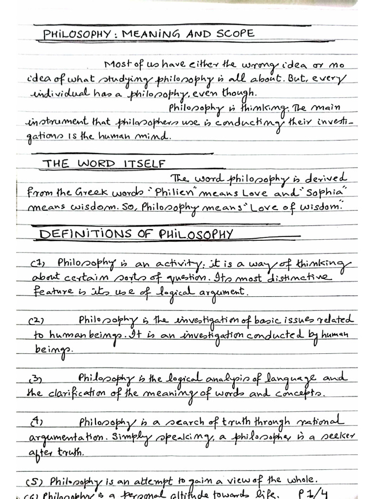 Philosophy | PDF