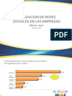 Utilización de Redes Sociales en las Empresas - 2da Entrega