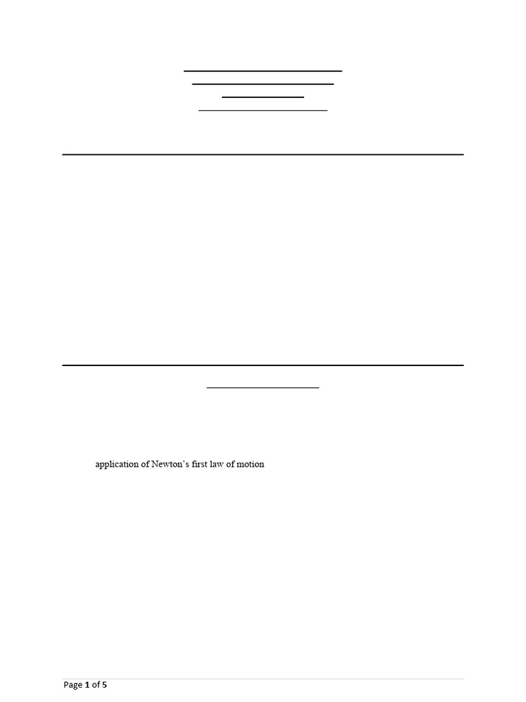 Engineering Science N4 Assignment 1 | PDF | Force | Acceleration
