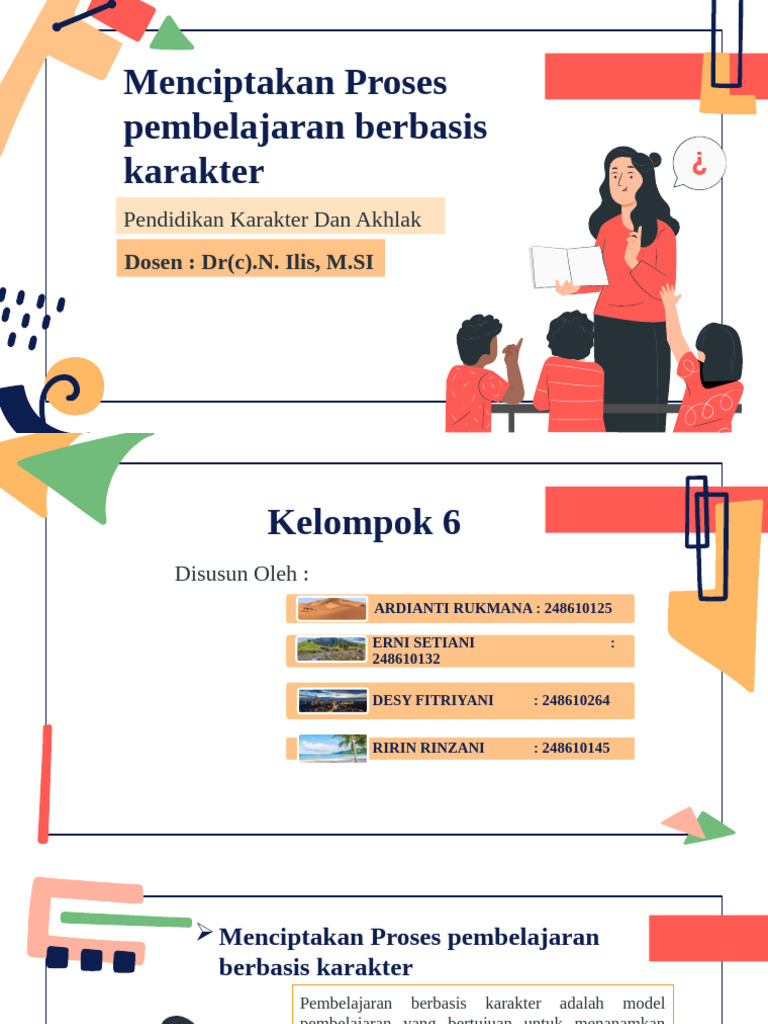 Model Pembelajaran Karakter Efektif | PDF