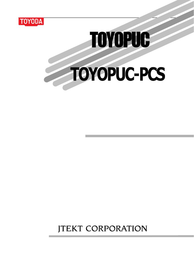 TOYOPUC-PCS Instruction Manual V2.90 | PDF | Computer Program | Programming