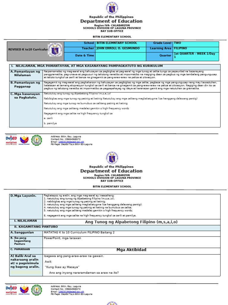 Seminar Lesson Planning | PDF