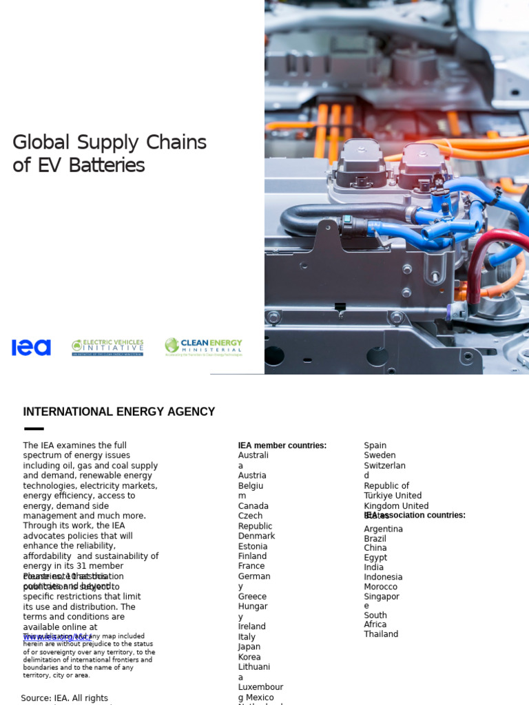 Global Supply Chains of Ev Batteries | PDF | Electric Vehicle | Lithium ...