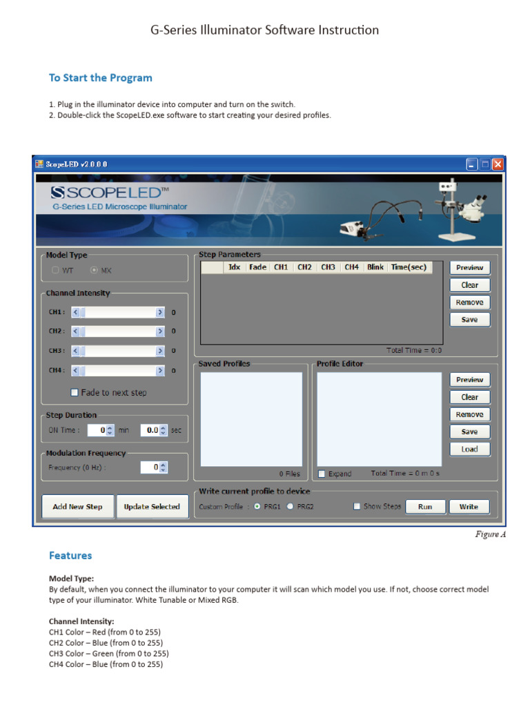 ScopeLED Software Instruction v2.0.0.0 | PDF | Color | Computer Engineering