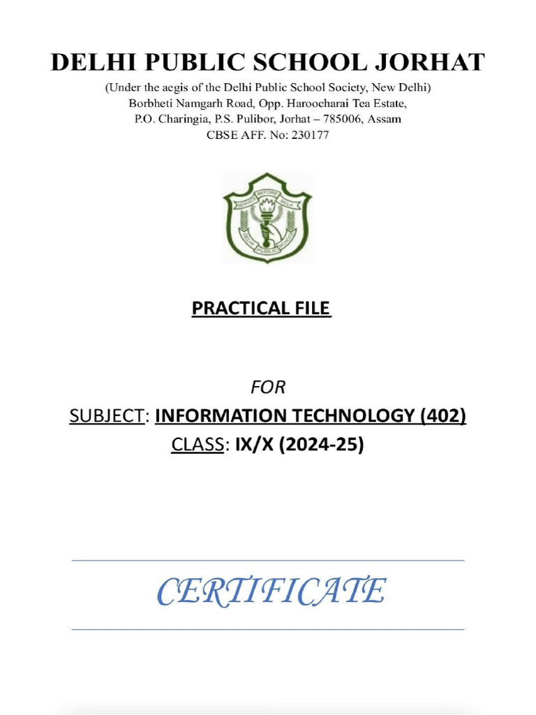 Computer Project File 2 | PDF