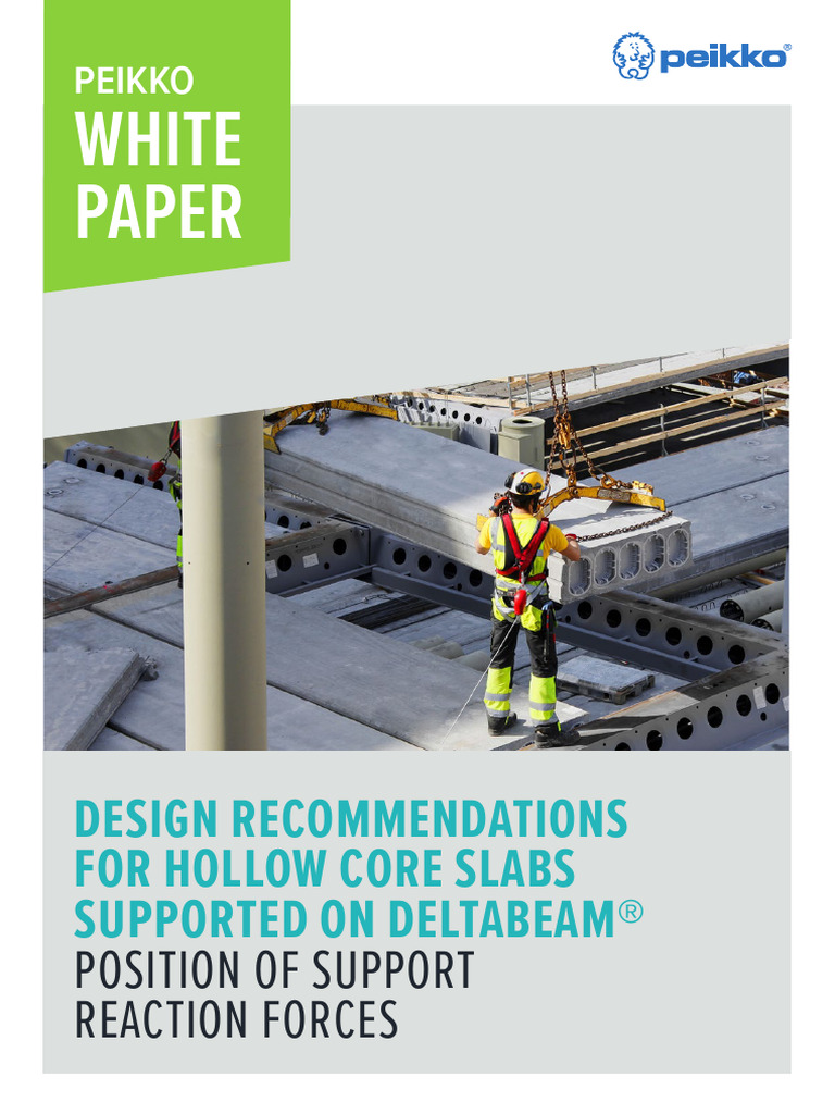 Design Guide for Hollow Core Slabs on DELTABEAM® | PDF | Stress ...