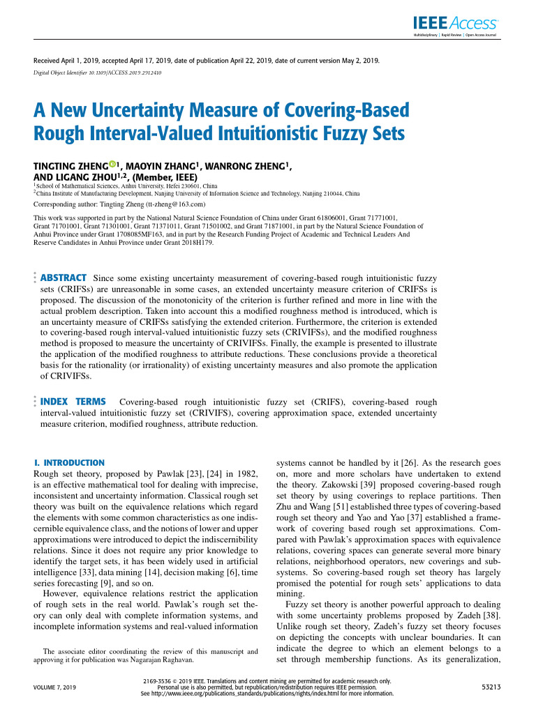 A New Uncertainty Measure of Covering-Based Rough Interval-Valued ...