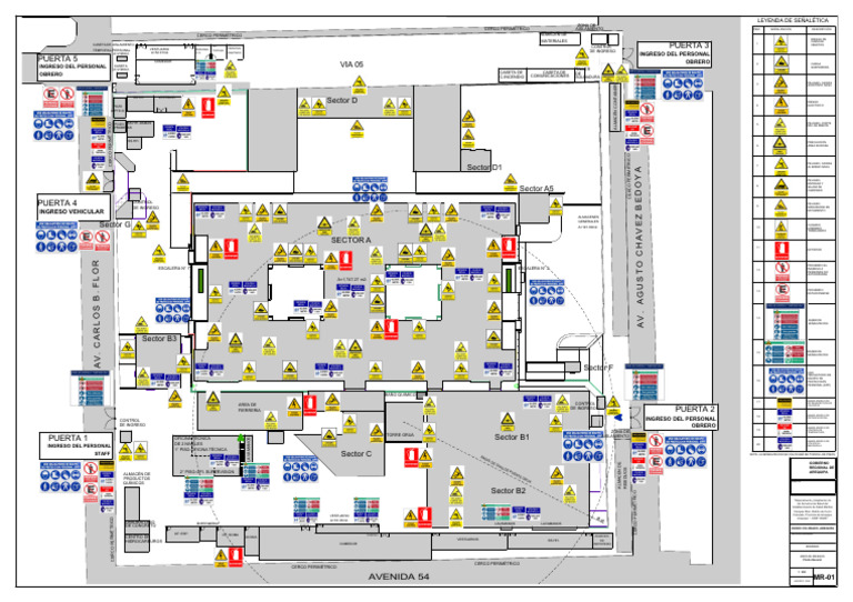 Mapa de Riesgos y Seguridad en Planta | PDF