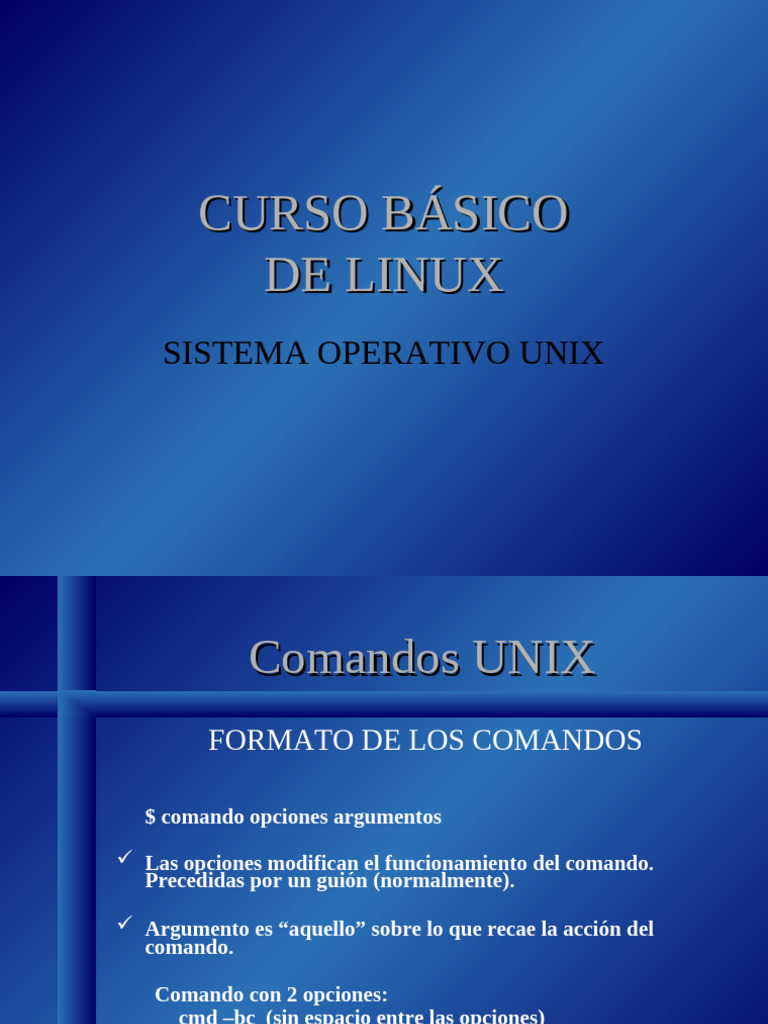 Curso Básico de Comandos Linux | PDF | Archivo de computadora ...