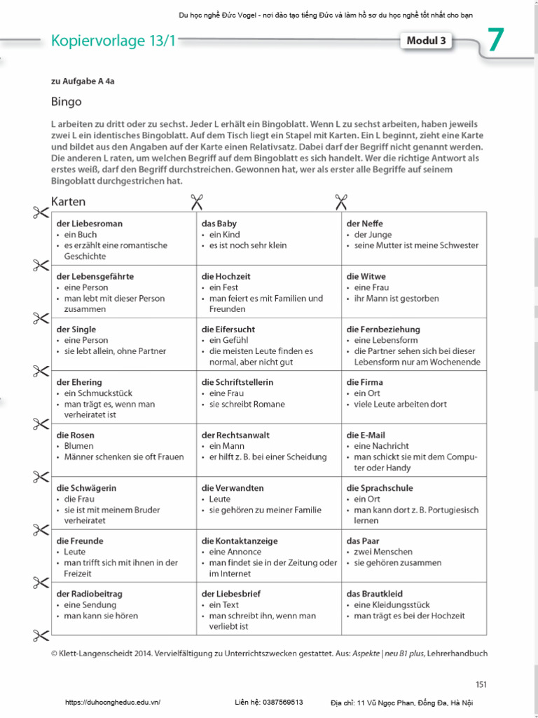Kopiervorlage 13 - 1 | PDF
