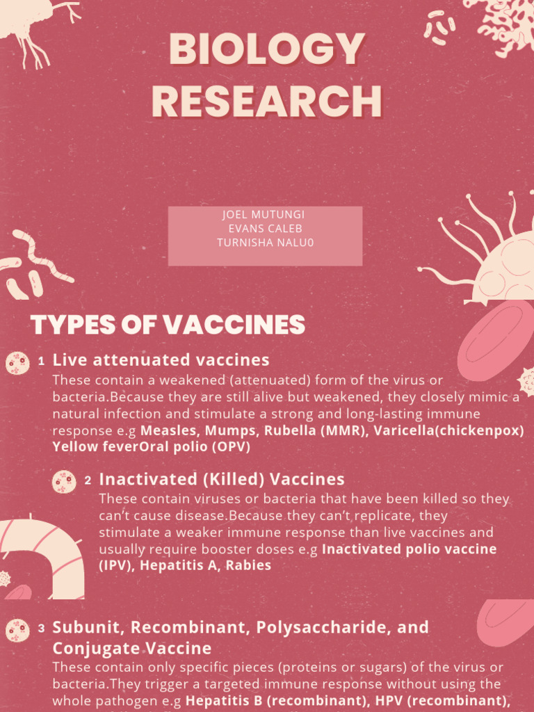 Presentation - Understanding Vaccines | PDF | Vaccines | Virus