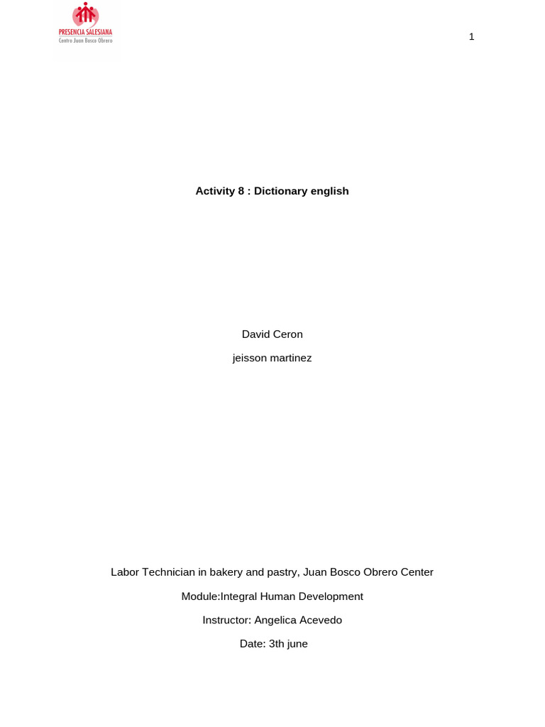 Dictionary English | PDF