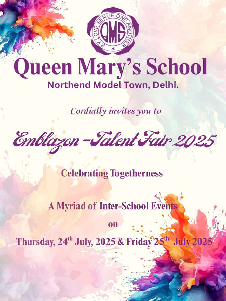 Emblazon 2025: Talent Fair Details | PDF | Creativity