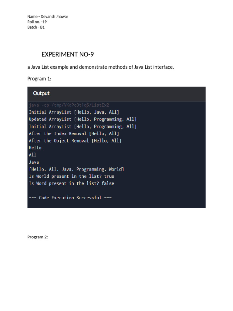 Experiment No 9 (MK) | PDF