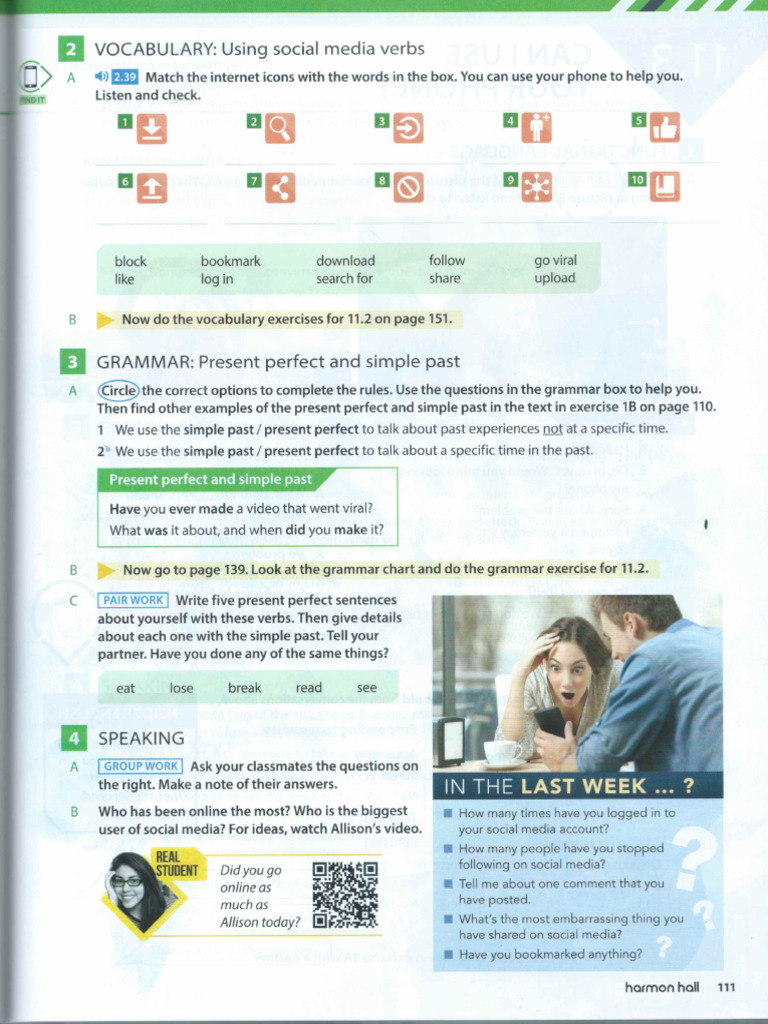 14-Grammar Present Perfect and Past Simple | PDF