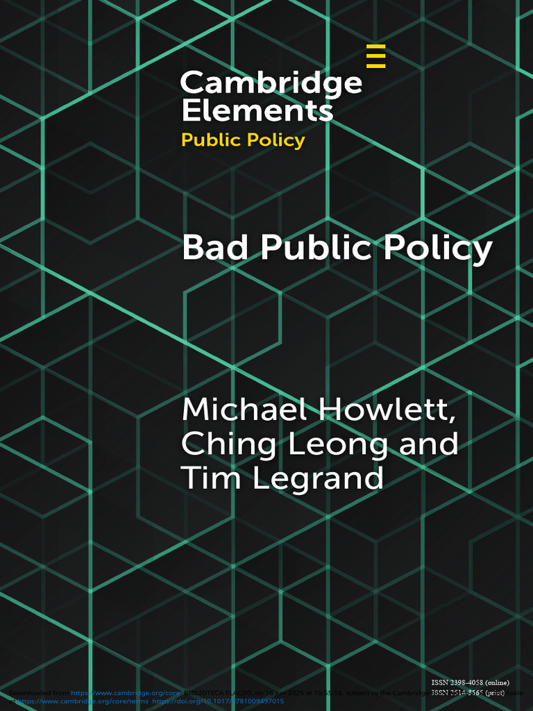 Understanding Bad Public Policy | PDF | Policy | Authoritarianism