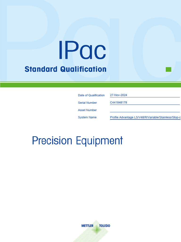 Mettler Toledo Metal Detector Guide | PDF | Verification And Validation ...