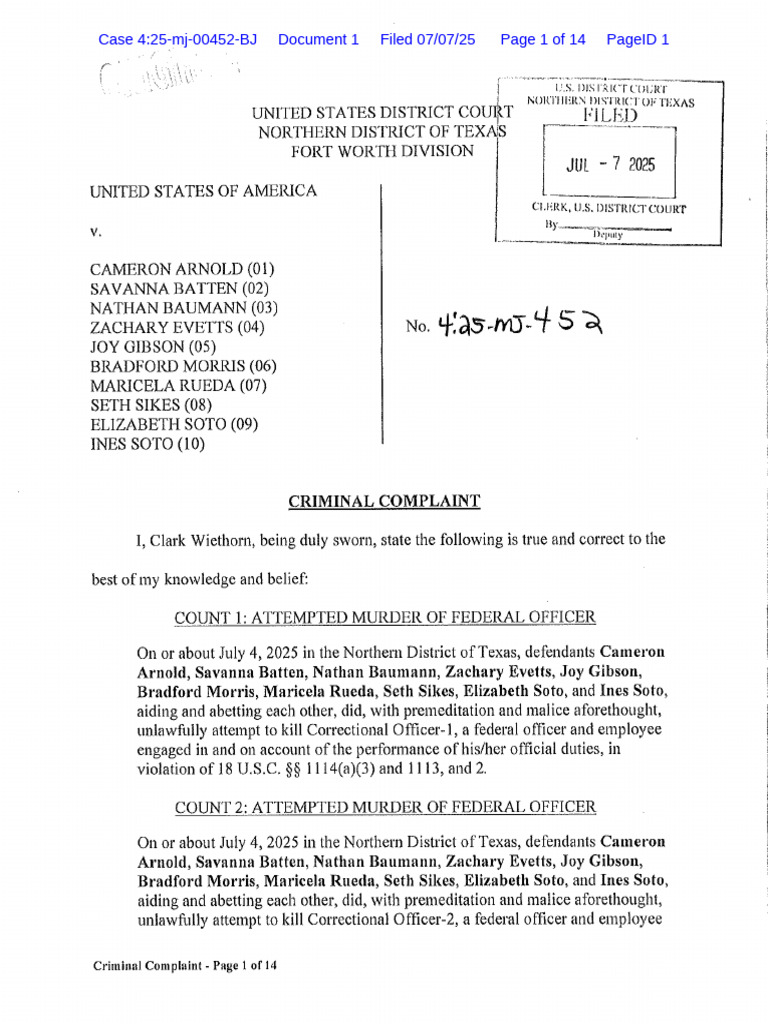Alvarado Antifa Case Overview | PDF