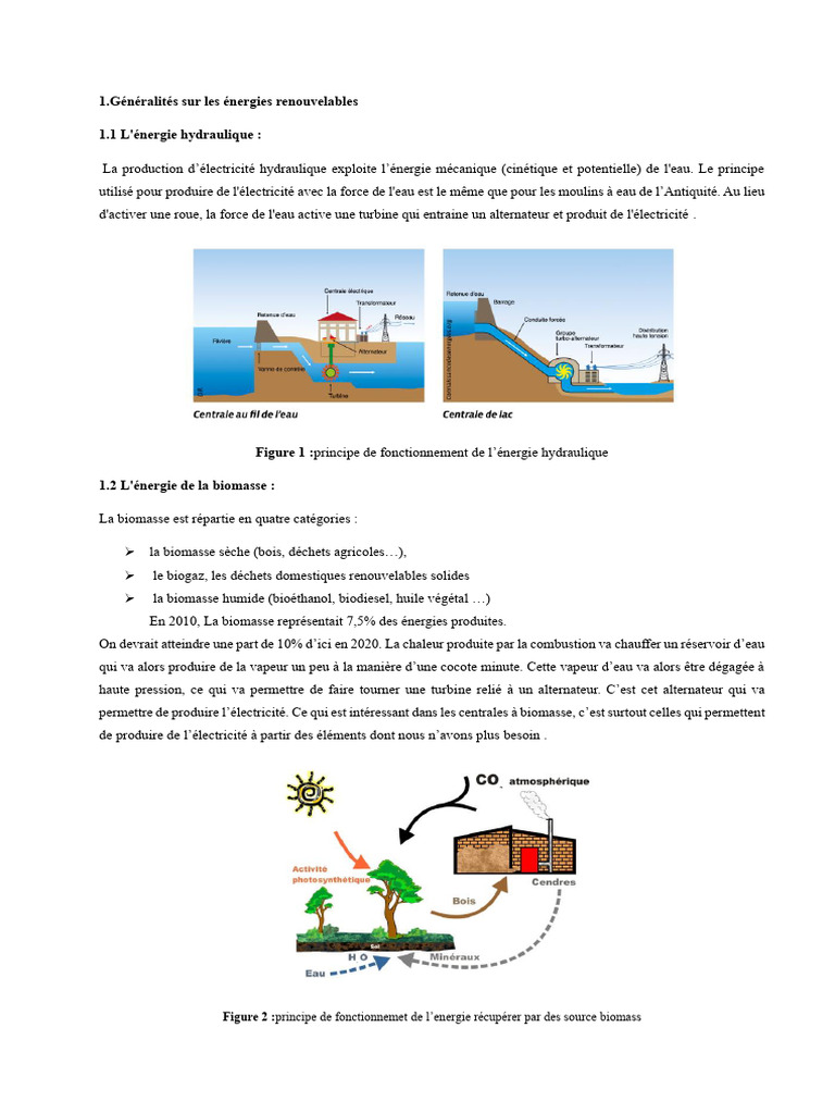Énergies renouvelables : principes et types | PDF | Énergie solaire ...