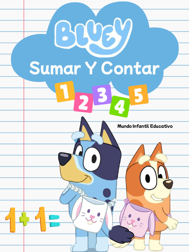 Actividades de matemáticas con Bluey | PDF