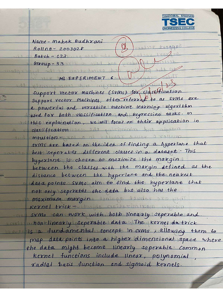 ML Exp 6 Theory | PDF
