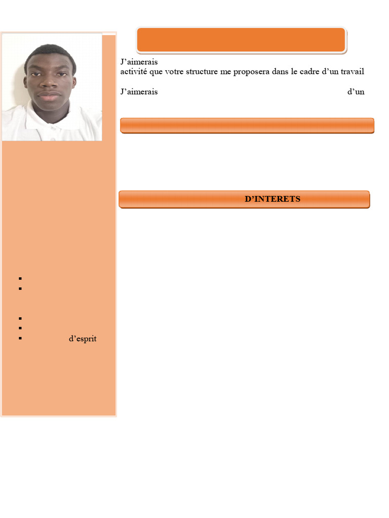 CV d'Adji Obre Nathan - Candidature dynamique | PDF