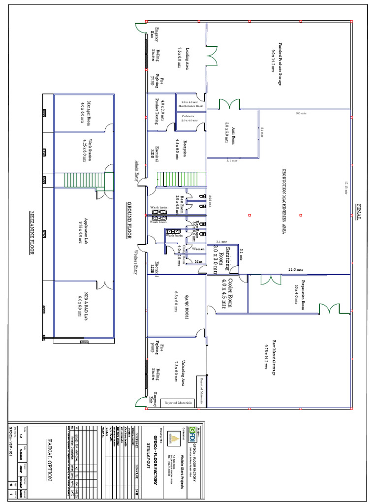 GFDICo Floor Factory Site Layout | PDF