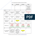 Unit 7 Calendar