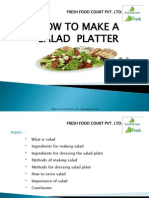 How To Make A Salad Platter: Fresh Food Court Pvt. LTD